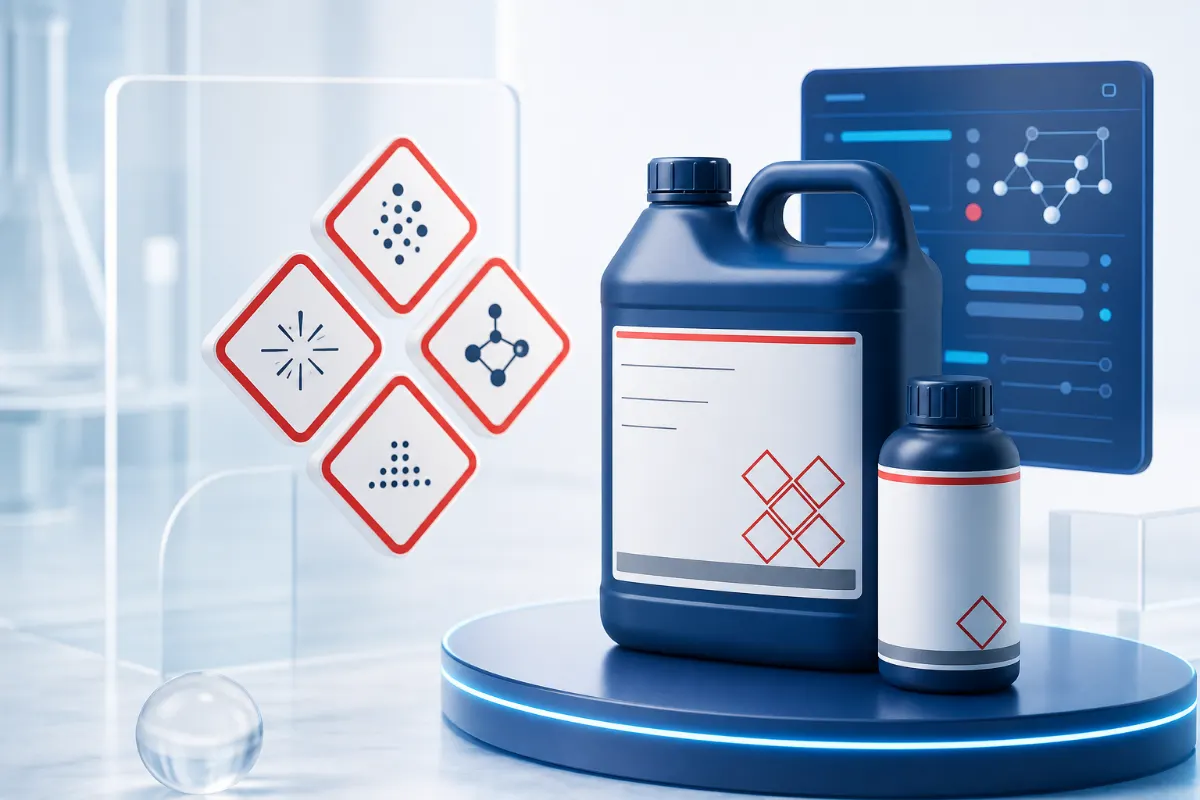 Etykieta produktu chemicznego i klasyfikacja CLP